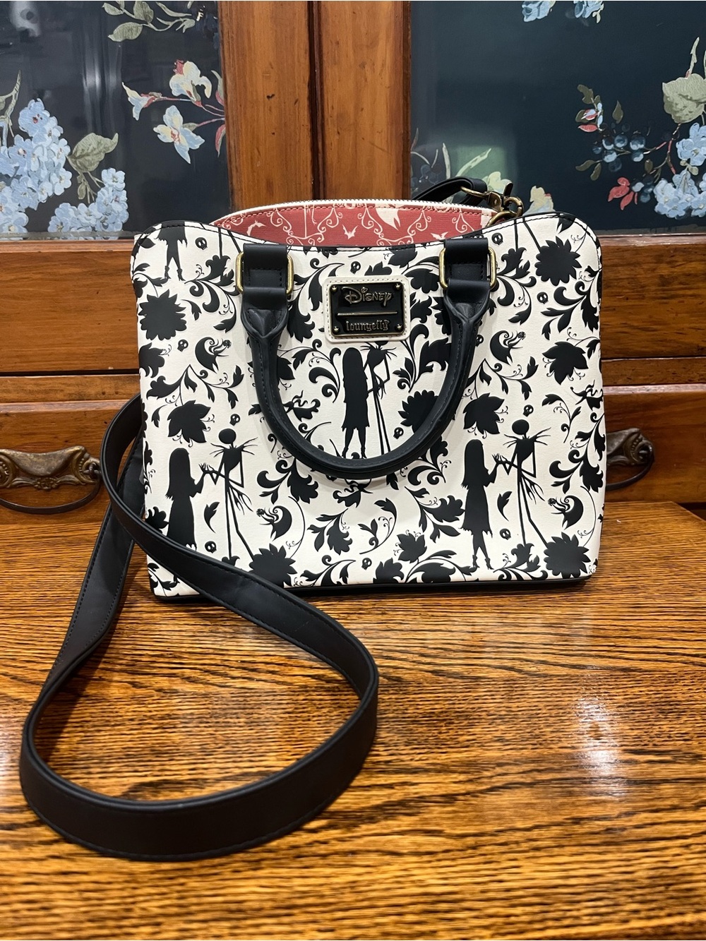Loungefly Disney The Nightmare Before Christmas Silhouette Icons Purse Handbag